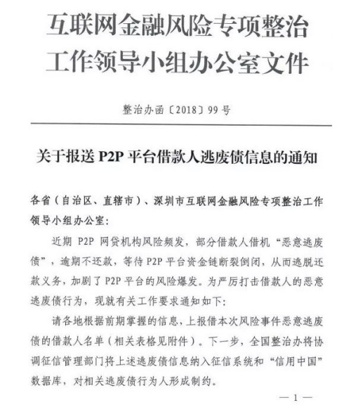 小树时代积极响应互金办要求，首批名单已备报送